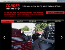 Tablet Screenshot of outboardmotor.co.nz